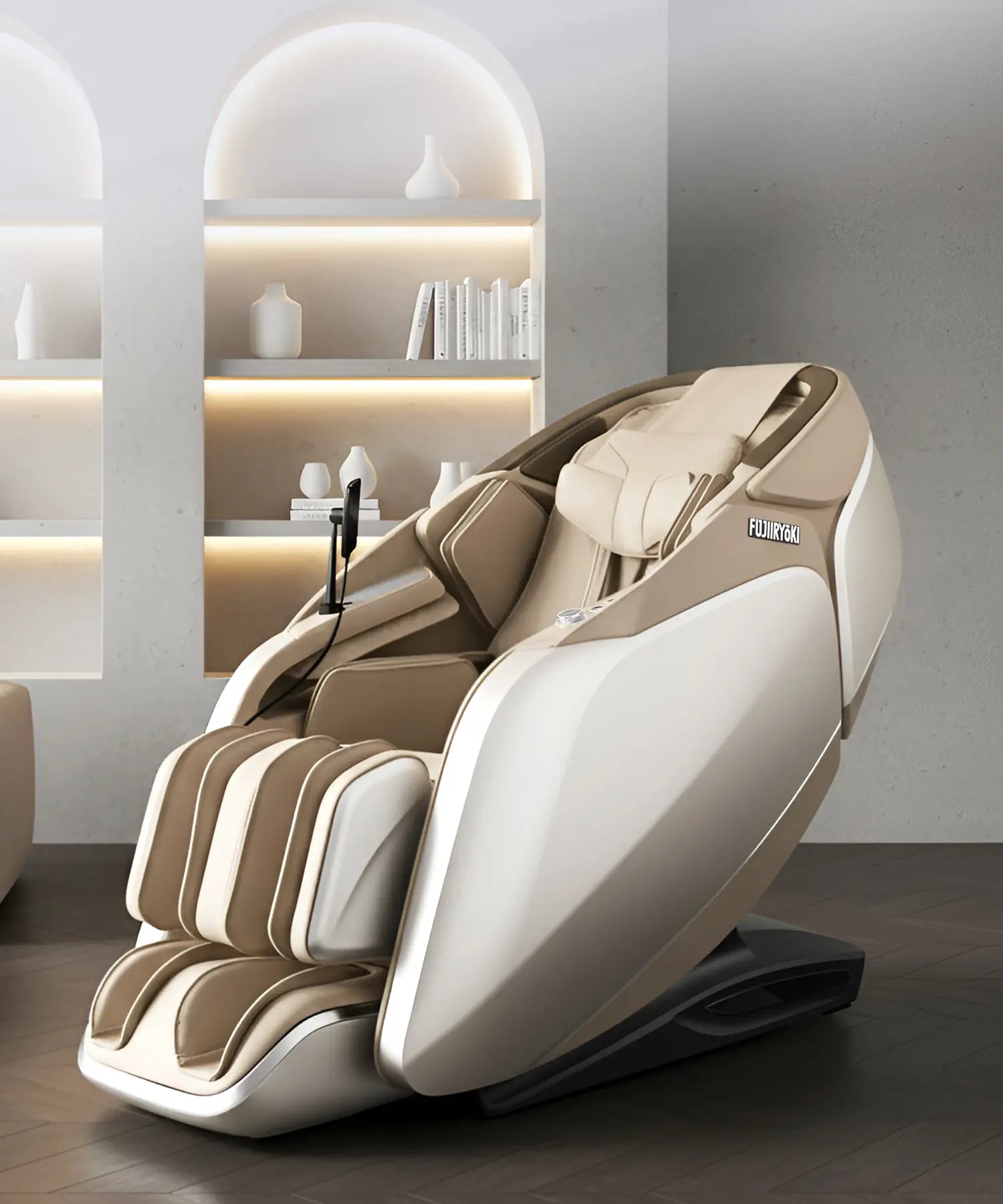 Fujiiryoki Relax Pro massage chair designed for deep relaxation, comfort, and everyday home wellness