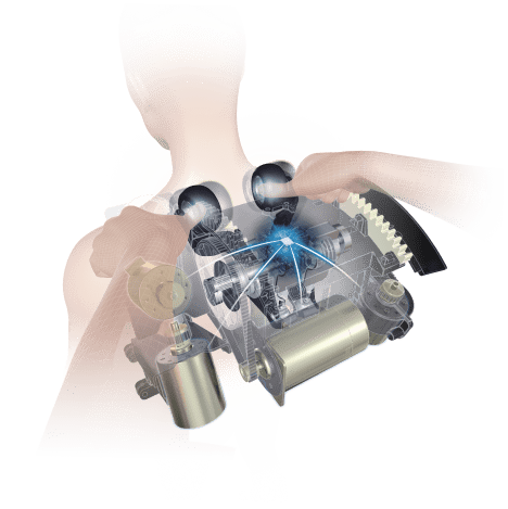 Fujiiryoki JP-3000 massage chair with Mecha 5D AI technology for advanced full-body massage