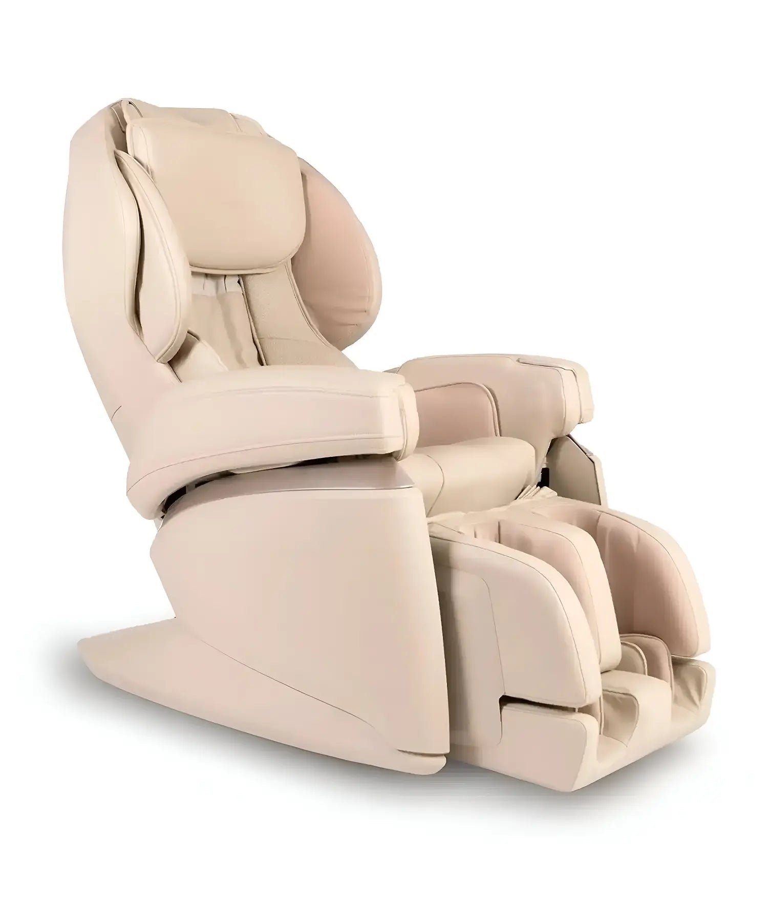 Beige Fujiiryoki JP-2000 luxury massage chair offering intelligent body scanning and comprehensive head-to-toe massage for everyday wellness at home