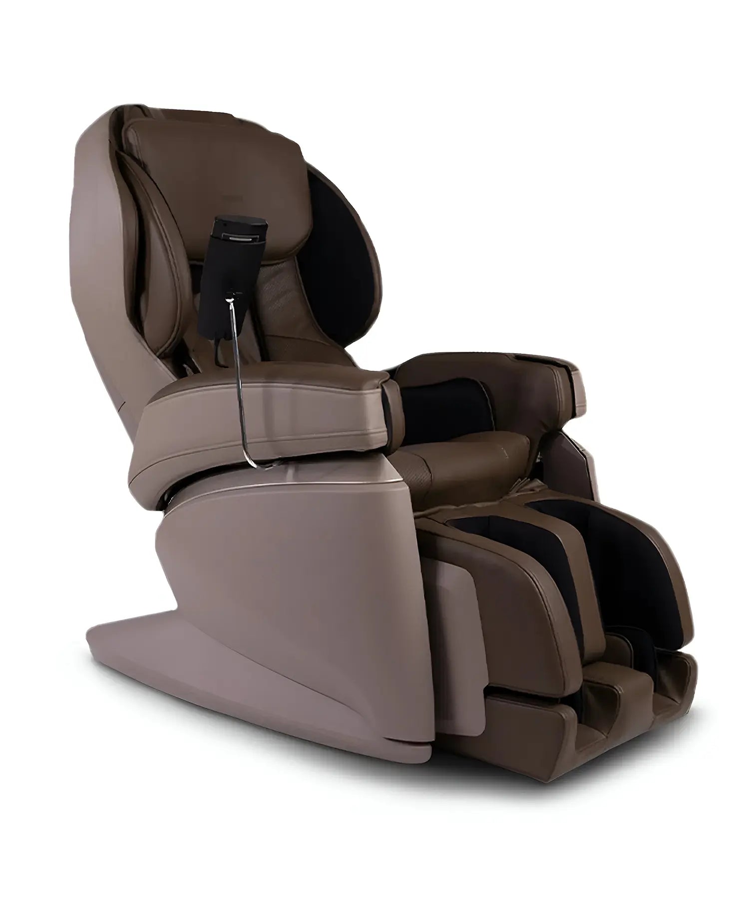 Fujiiryoki JP-2000 massage chair in Smoke Beige, featuring advanced full-body massage technology and premium Japanese design for home wellness
